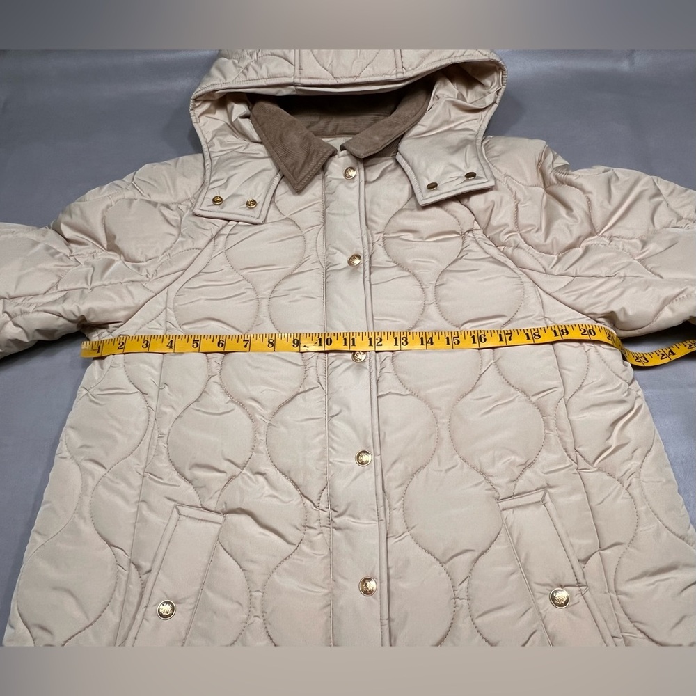 J Crew Stowe Puffer Jacket Primaloft Removeable Hood Size Medium #CD108 - Picture 13 of 15